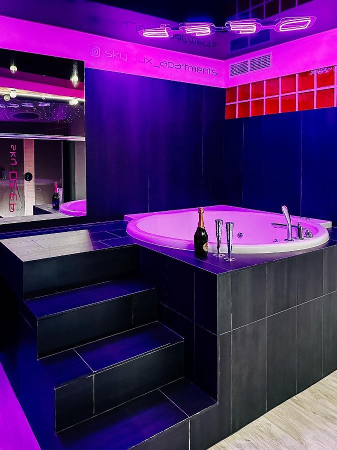 Sky Deep Jacuzzi 30 Floor Apartman Klaipėda Kültér fotó
