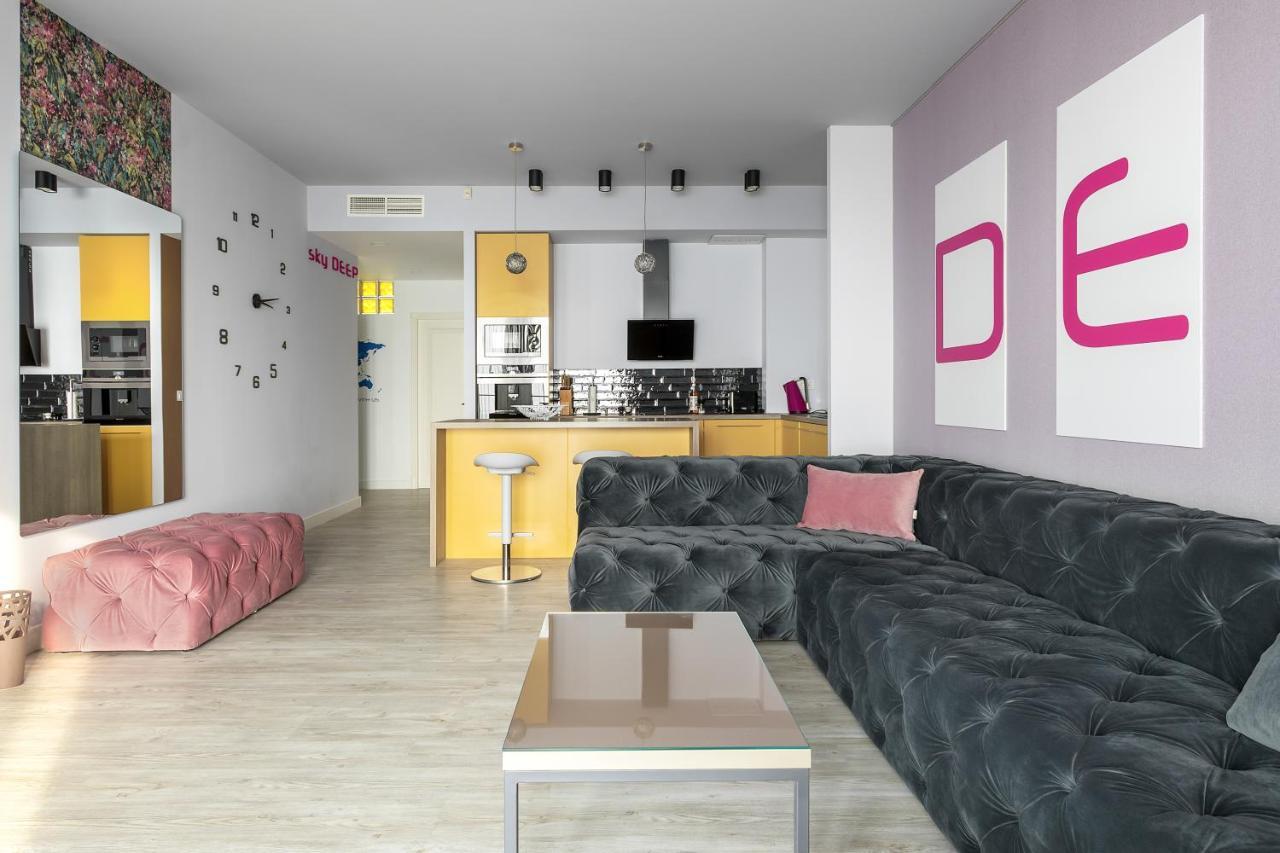 Sky Deep Jacuzzi 30 Floor Apartman Klaipėda Kültér fotó