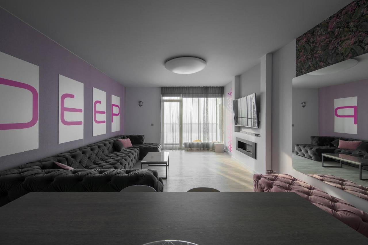 Sky Deep Jacuzzi 30 Floor Apartman Klaipėda Kültér fotó
